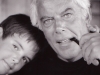 Con i figli Francesco e Michele