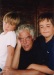 Con i figli Francesco e Michele